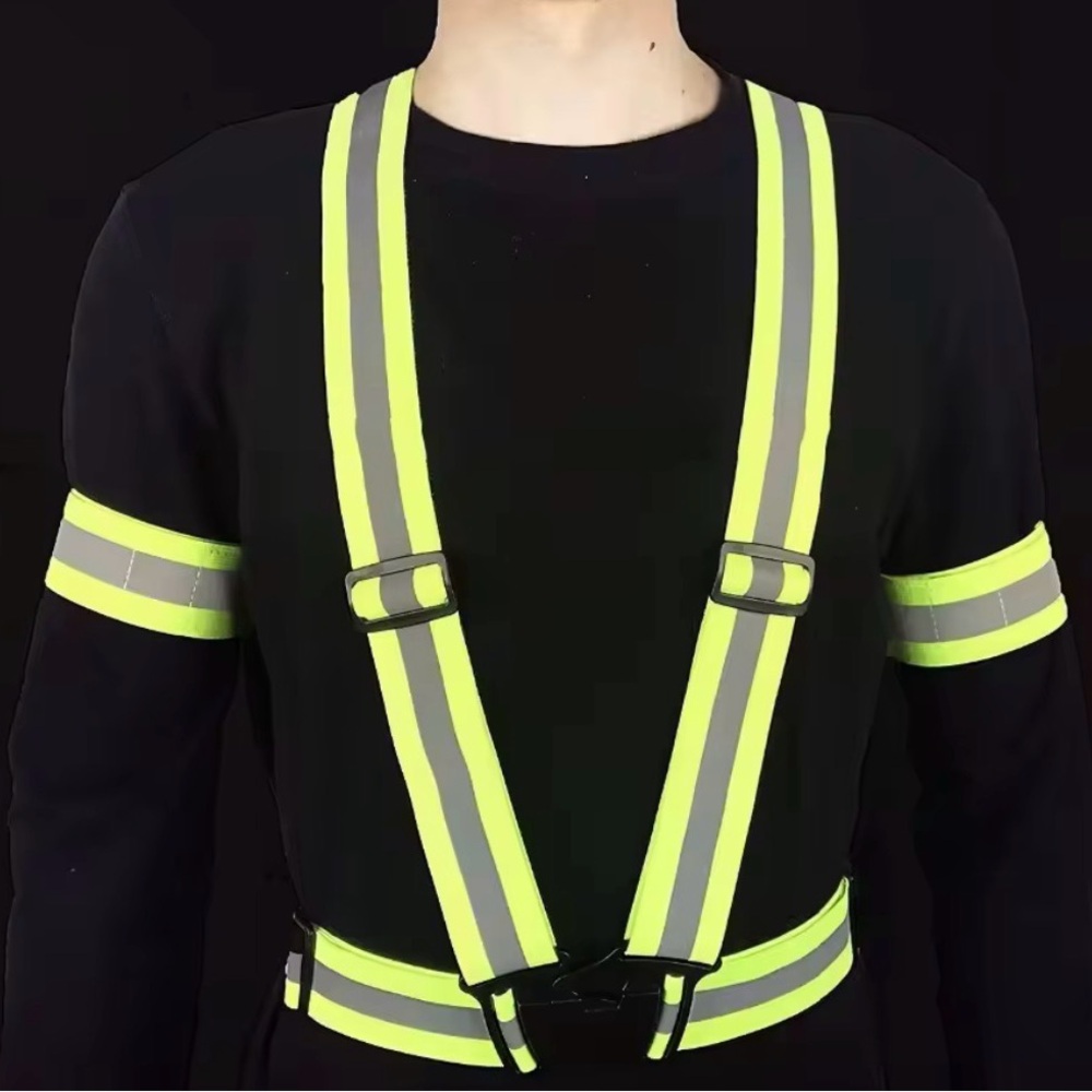 Neon Green Reflective Harness